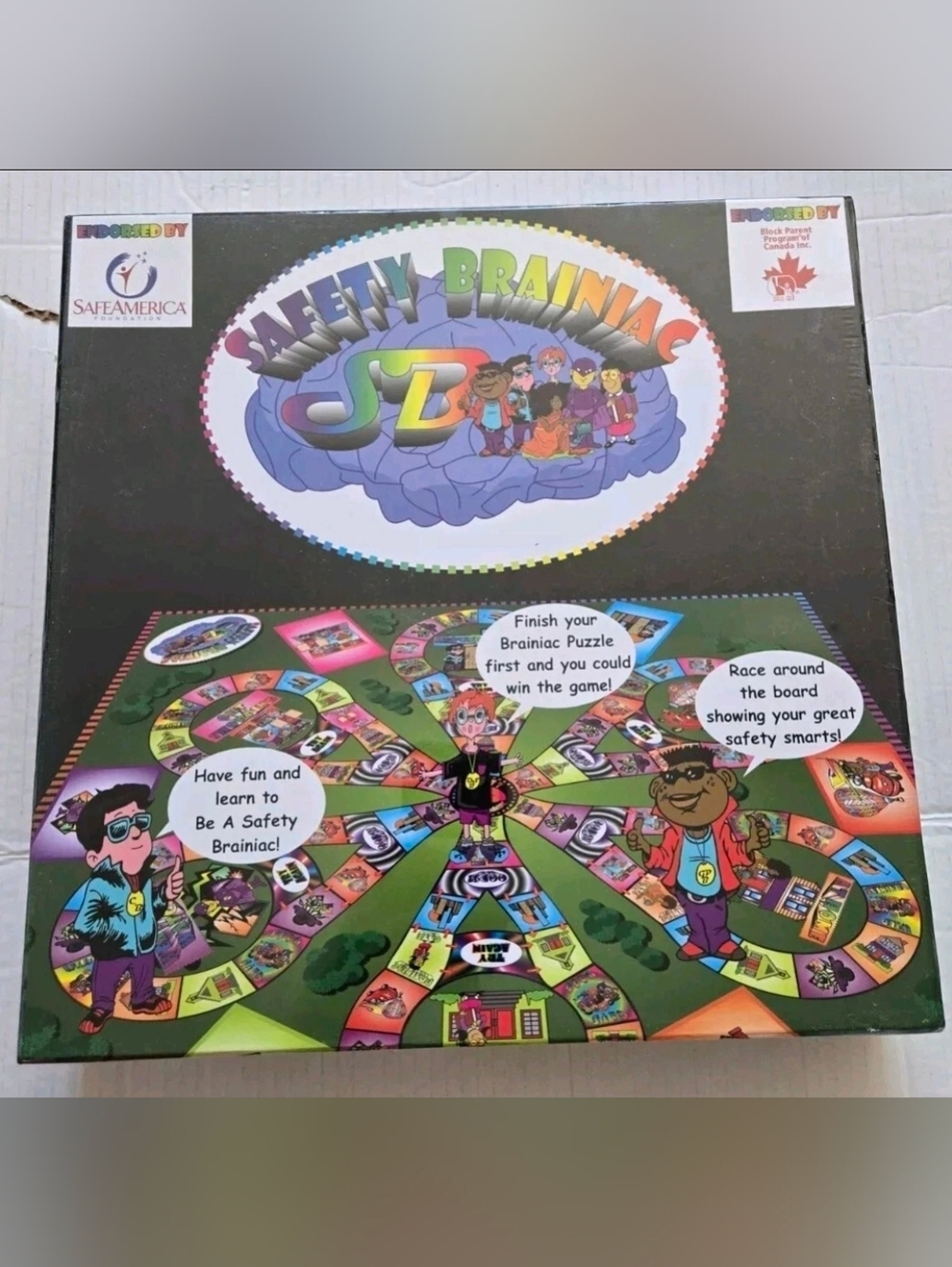Safety Brainiac SB Educational Board Game Kids Canada (SafeAmerica)